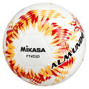【ポイント15倍】ALMUNDO 芝用 シームロック レッド×オレンジ 【MIKASA|ミカサ】サッカーボール4号球ft453d-ro