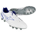 【4/20 ポイント10倍】モナルシーダ NEO 2 SELECT ホワイト×ブルー 【MIZUNO ミズノ】サッカースパイクp1ga222525