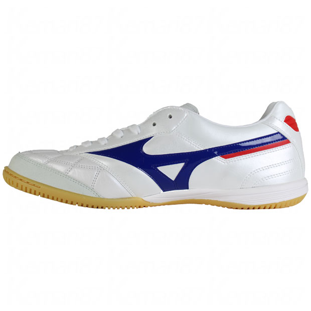 モレリアSALAJAPANINホワイトtimes;ブルー【MIZUNO|ミズノ】フットサルシューズq1ga210025