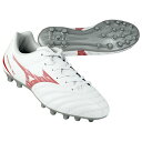 【5/15までポイント10倍】ジュニア モナルシーダ NEO 3 SELECT Jr MG ホワイト×レッド 【MIZUNO|ミズノ】サッカージュニアスパイクp...