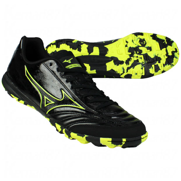 【1/20 ポイント10倍】モナルシーダ NEO SALA PRO TF　ブラック×セーフティイエロー　【MIZUNO|ミズノ】サッカーフットサルトレーニングシューズq1gb242145のサムネイル