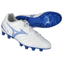 【5/15までポイント10倍】モナルシーダ NEO 3 SELECT ホワイト×レーザーブルー 【MIZUNO|ミズノ】サッカースパイクp1ga242525