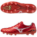 モナルシーダ NEO 3 ELITE ルビーレッド×ホワイト 【MIZUNO|ミズノ】サッカースパイクp1ga252060