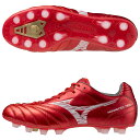 【ポイント10倍】モナルシーダ NEO 3 WIDE ELITE ルビーレッド×ホワイト 【MIZUNO|ミズノ】サッカースパイクp1ga252160