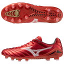 【ポイント10倍】モナルシーダ NEO 3 PRO ルビーレッド×ホワイト 【MIZUNO|ミズノ】サッカースパイクp1ga252260