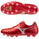 【ポイント10倍】モナルシーダ NEO 3 WIDE PRO ルビーレッド×ホワイト 【MIZUNO|ミズノ】サッカースパイクp1ga252360