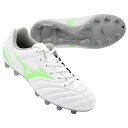 【ポイント10倍】ジュニア モナルシーダ NEO 3 SELECT Jr ホワイト×ネオングリーン 【MIZUNO|ミズノ】サッカージュニアスパイクp1gb25...