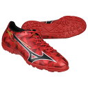 【7/15 ポイント10倍】ミズノアルファ 2 SELECT AS ルビーレッド×ブラック 【MIZUNO|ミズノ】サッカーフットサルトレーニングシューズp1g...