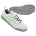 【ポイント10倍】ジュニア モナルシーダ NEO 3 CLUB KIDS AS ホワイト×ネオングリーン 【MIZUNO|ミズノ】サッカーフットサルジュニアトレ...