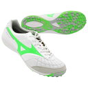【ポイント15倍】モレリア SALA JAPAN TF スーパーホワイトパール×ネオングリーン 【MIZUNO|ミズノ】サッカーフットサルトレーニングシューズq...