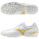 モナルシーダ NEO 3 SELECT AS ホワイト×ゴールド 【MIZUNO|ミズノ】サッカーフットサルトレーニングシューズp1gd262550