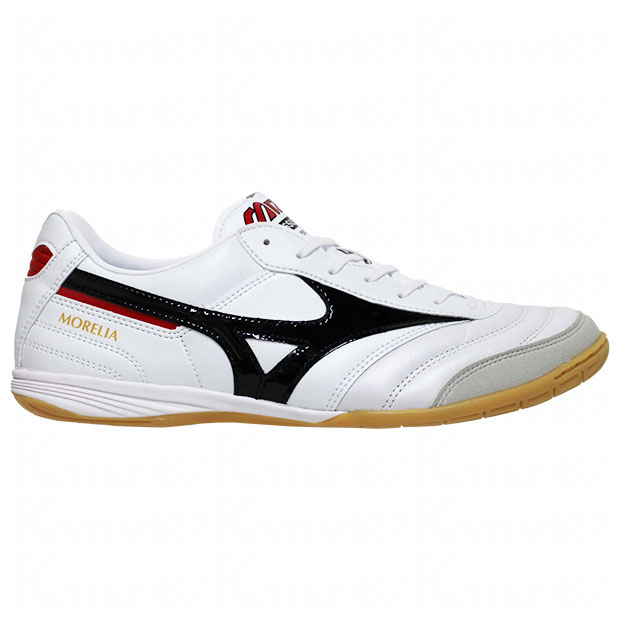 モレリアINホワイトtimes;ブラック【MIZUNO|ミズノ】フットサルシューズq1ga170009