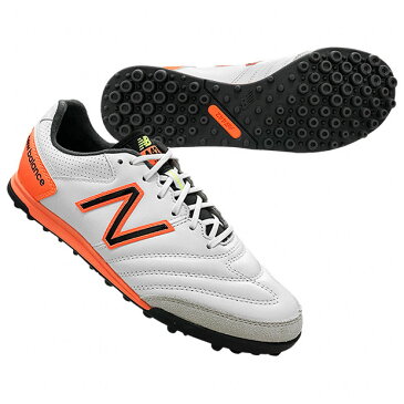 442 TEAM TF 2E ホワイト×オレンジ 【NewBalance|ニューバランス】サッカーフットサルトレーニングシューズmscftwc12e