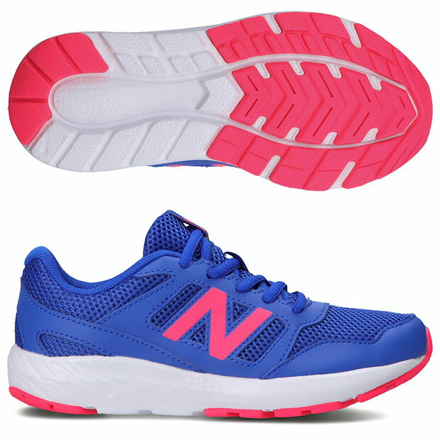 ジュニア YK570 W　ブルー×ピンク　【NewBalance|ニューバランス】ジュニアランニングシューズyk570bp2w