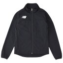 【ポイント15倍】ジュニア フルジップジャージジャケット ブラック 【NewBalance|ニューバランス】サッカーフットサルジュニアウェアーabj45290-...