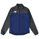 【ポイント15倍】ジュニア フルジップジャージジャケット チームネイビー 【NewBalance|ニューバランス】サッカーフットサルジュニアウェアーabj452...