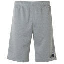 チームスウェットショーツ グレー 【NewBalance|ニューバランス】サッカーフットサルウェアーams45235-gr