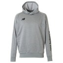 【ポイント10倍】チームスウェットフーディ グレー 【NewBalance|ニューバランス】サッカーフットサルウェアーamt45235-gr