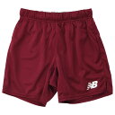 【ポイント10倍】ジュニア ニットゲームパンツ クリムゾン 【NewBalance|ニューバランス】サッカーフットサルジュニアウェアーjjsf0491-cr