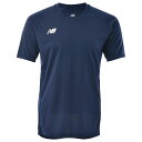 【ポイント10倍】ジュニア 半袖ゲームシャツ ネイビー 【NewBalance|ニューバランス】サッカーフットサルジュニアウェアーjjtf0487-nv