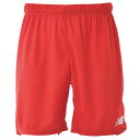 【ポイント10倍】ニットゲームパンツ レッド 【NewBalance|ニューバランス】サッカーフットサルウェアーjmsf0490-red
