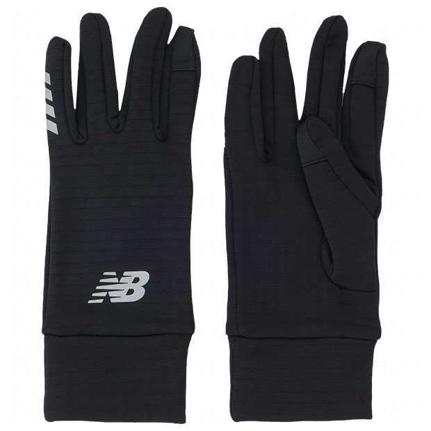 【12/4 20時よりポイント10倍】ONYXグリッドフリースグローブ ブラック 【NewBalance|ニューバランス】サッカーフットサル防寒アクセサリーla...
