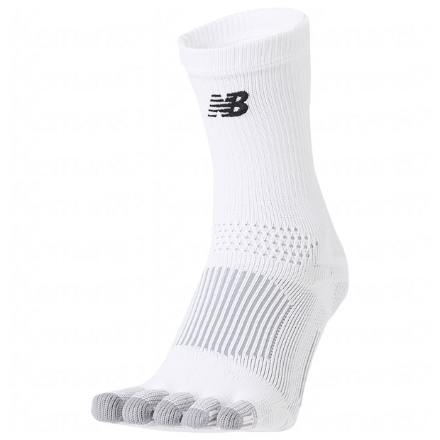 【12/4 20時よりポイント10倍】5本指グリップソックス ホワイト 【NewBalance|ニューバランス】サッカーフットサルウェアーlas45682-wt
