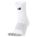 【ポイント10倍】5本指グリップソックス ホワイト 【NewBalance|ニューバランス】サッカーフットサルウェアーlas45682-wt