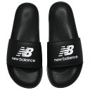 【ポイント10倍】50 SLIDE スポーツサンダル D ブラック×ホワイト 【NewBalance|ニューバランス】サッカーフットサルサンダルsuf050e2...