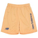 【ポイント10倍】ジュニア ニットショーツ ドライアプリコット 【NewBalance|ニューバランス】サッカーフットサルジュニアウェアーabs55222-da...