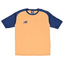 【ポイント10倍】ジュニア 半袖Tシャツ ドライアプリコット 【NewBalance|ニューバランス】サッカーフットサルジュニアウェアーabt55221-dap