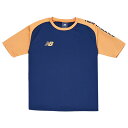 【ポイント10倍】ジュニア 半袖Tシャツ ヴィンテージインディゴ 【NewBalance|ニューバランス】サッカーフットサルジュニアウェアーabt55221-v...