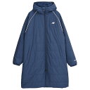 【10/20 ポイント10倍】ロングパデッドコート NBネイビー 【NewBalance|ニューバランス】サッカーフットサル防寒ウェアーamj53173-nny
