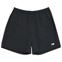 ウーブン7インチショーツ ブラック 【NewBalance|ニューバランス】サッカーフットサルウェアーams51206-bk