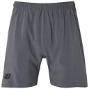 【ポイント10倍】ストレッチウーブンショーツ チャコールグレー 【NewBalance|ニューバランス】サッカーフットサルウェアーams55200-chc