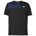【8/24AM10時からポイント10倍】Sport カラーブロック半袖Tシャツ ブラックマルチ 【NewBalance|ニューバランス】サッカーフットサルウェア...