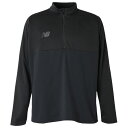 【10/20 ポイント10倍】Black Out ジャガードトラックニットハーフジップトップ ブラック 【NewBalance|ニューバランス】サッカーフットサ...