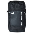 トップローディングバックパック 40L ブラック×ホワイト 【NewBalance|ニューバランス】サッカーフットサルバッグlab55615-bkw