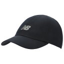 6パネルパフォーマンスキャップ ブラック 【NewBalance|ニューバランス】サッカーフットサルアクセサリーlah51002-bk