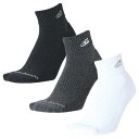 【ポイント10倍】ワッペン 3Pミッドレングスソックス アソートカラー1 【NewBalance|ニューバランス】サッカーフットサルウェアーlas55658-a...