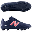 【ポイント15倍】442 V2 ACADEMY HG 2E ネイビー×レッド 【NewBalance|ニューバランス】サッカースパイクms43hmp22e