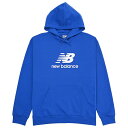 【7/11 21時からポイント15倍】Sport Essentials スタックドロゴスウェットフーディ ブルージェムストーン 【NewBalance|ニューバ...