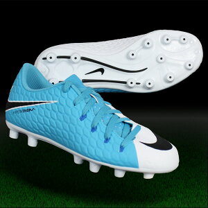 ジュニアハイパーヴェノムフェロン3HG-Eホワイト×ブラック×フォトブルー【NIKE|ナイキ】サッカージュニアスパイク852596-104