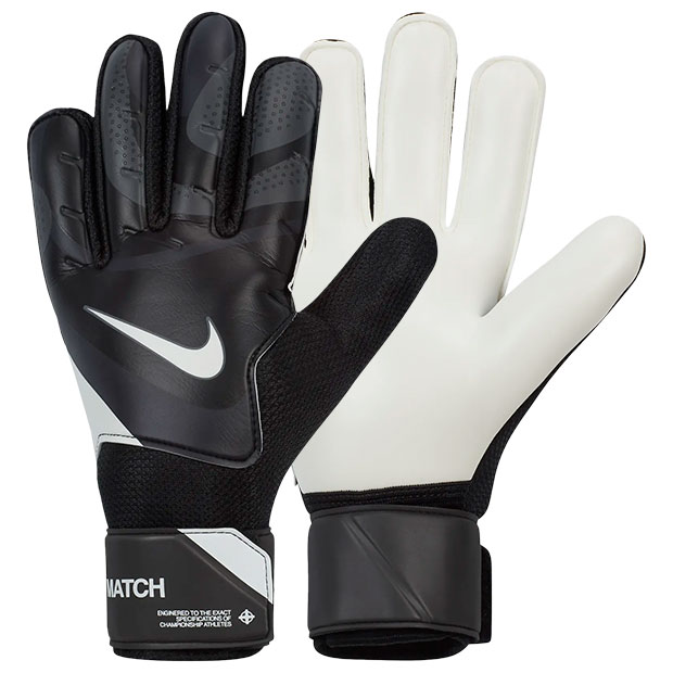GK マッチ　ブラック×ダークグレー　【NIKE|ナイキ】サッカーフットサルゴールキーパーグローブfj4862-011