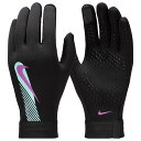 アクセサリー THERMA-FIT アカデミーグローブ　ブラック×ハイパーターク　【NIKE|ナイキ】サッカーフットサル防寒アクセサリーdq6071-016