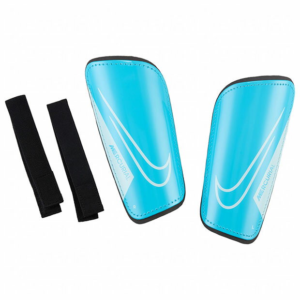 【11/20-11/26 ポイント10倍】マーキュリアル ハードシェル シンガード ライトブルーフューリー×ブラック 【NIKE|ナイキ】サッカーフットサルアク...