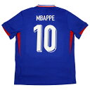 【ポイント10倍】フランス代表 2024 ホーム 半袖レプリカユニフォーム 10.キリアン・エムバペ(ムバッペ) 【NIKE|ナイキ】ナショナルチームレプリカウ...