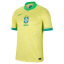 【ポイント10倍】ブラジル代表 2024 ホーム 半袖レプリカユニフォーム 【NIKE|ナイキ】ナショナルチームレプリカウェアーfj4284-706