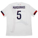 【ポイント15倍】パリサンジェルマン 24-25 アウェイ 半袖レプリカユニフォーム 5.マルキーニョス 【NIKE|ナイキ】クラブチームレプリカウェアーfn8...