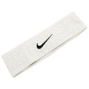 DRI-FIT テリー ヘッドバンド ホワイト 【NIKE|ナイキ】サッカーフットサルアクセサリーbn2080-101